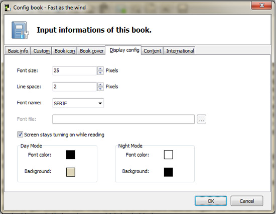 display config