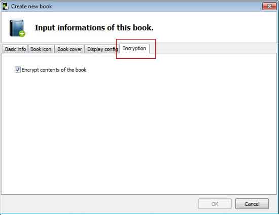 encrypt book app content